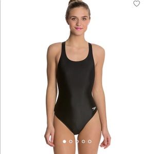 NWT Speedo Black Swimsuit Size Medium